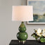 Keiichi Lighting Delaunay Table Lamp in Green House of Isabella UK