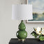 Keiichi Lighting Delaunay Table Lamp in Green House of Isabella UK