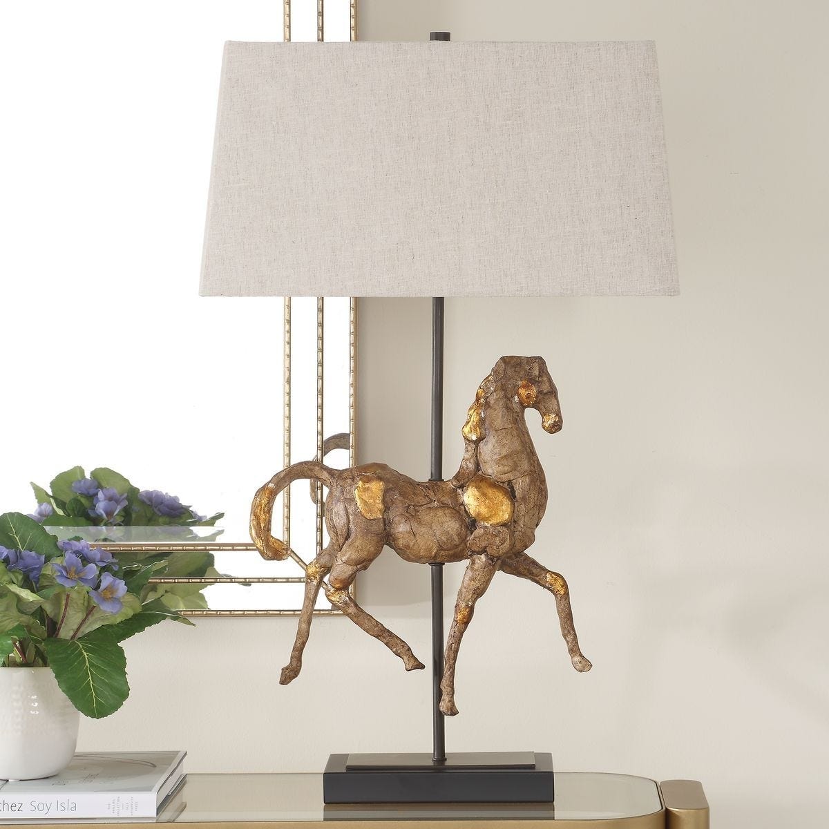 Keiichi Lighting Horse Table Lamp House of Isabella UK