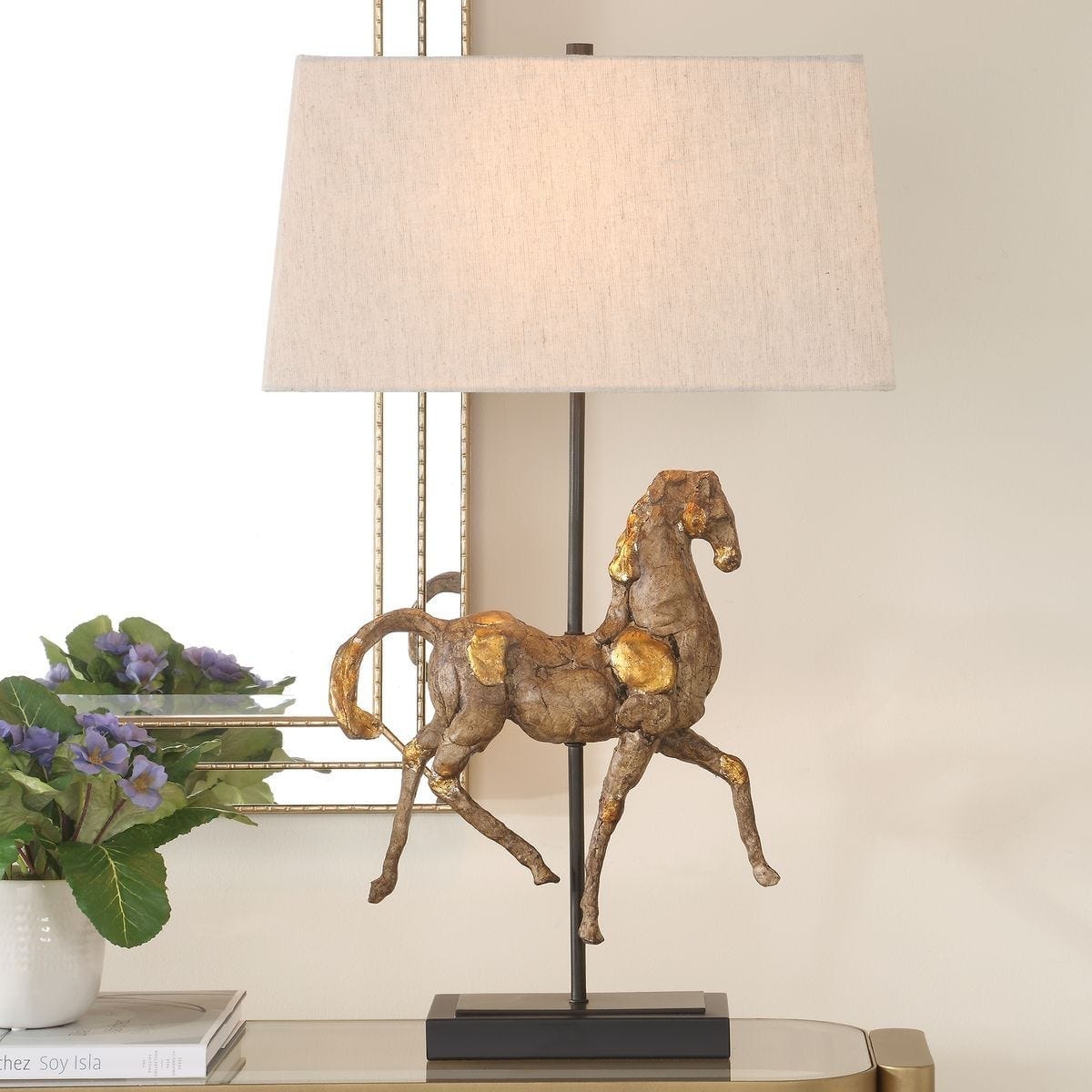 Keiichi Lighting Horse Table Lamp House of Isabella UK