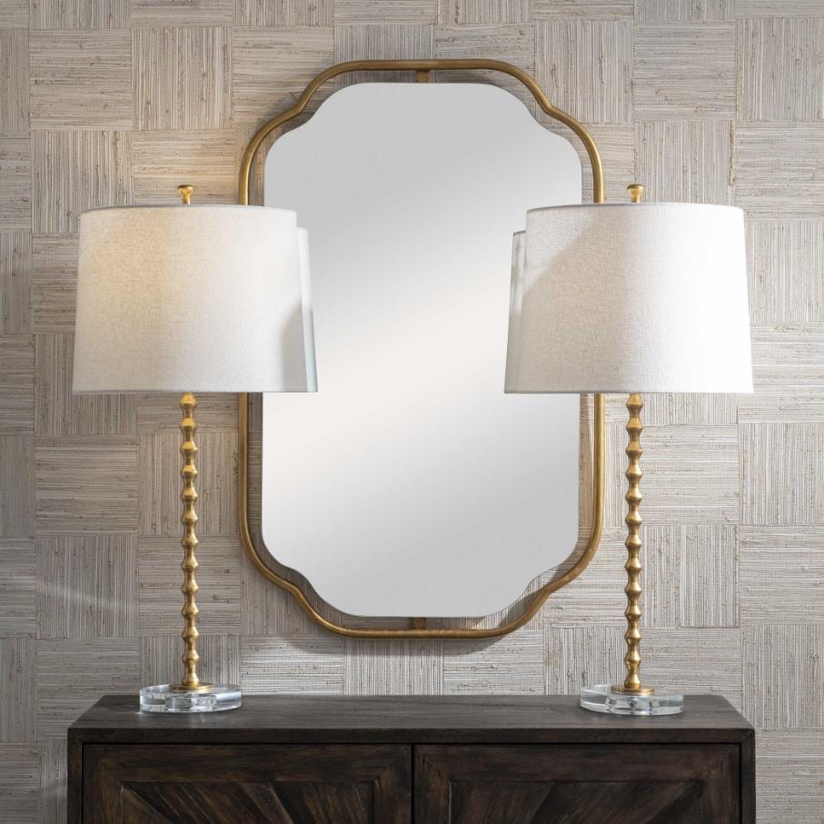 Keiichi Lighting Hourglass Table lamp | Set of 2 | Brass House of Isabella UK