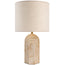 Keiichi Lighting Ishtar Gate Travertine Table Lamp House of Isabella UK