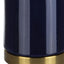 Keiichi Lighting Lilian Table Lamp Navy Blue House of Isabella UK