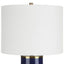 Keiichi Lighting Lilian Table Lamp Navy Blue House of Isabella UK