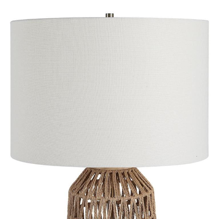 Keiichi Lighting Natural Woven Table Lamp House of Isabella UK