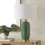 Keiichi Lighting Oakley Table Lamp in Green House of Isabella UK