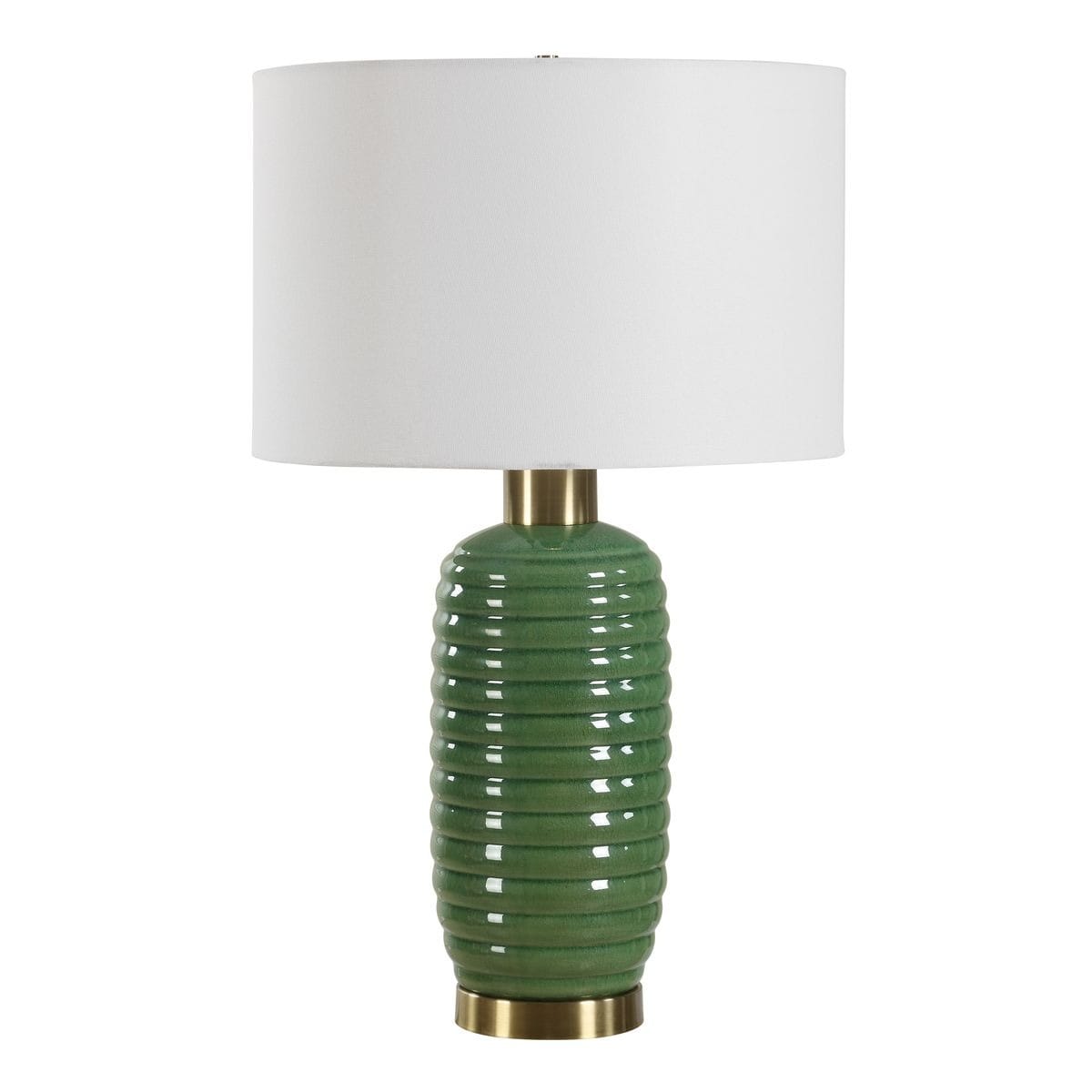 Keiichi Lighting Oakley Table Lamp in Green House of Isabella UK