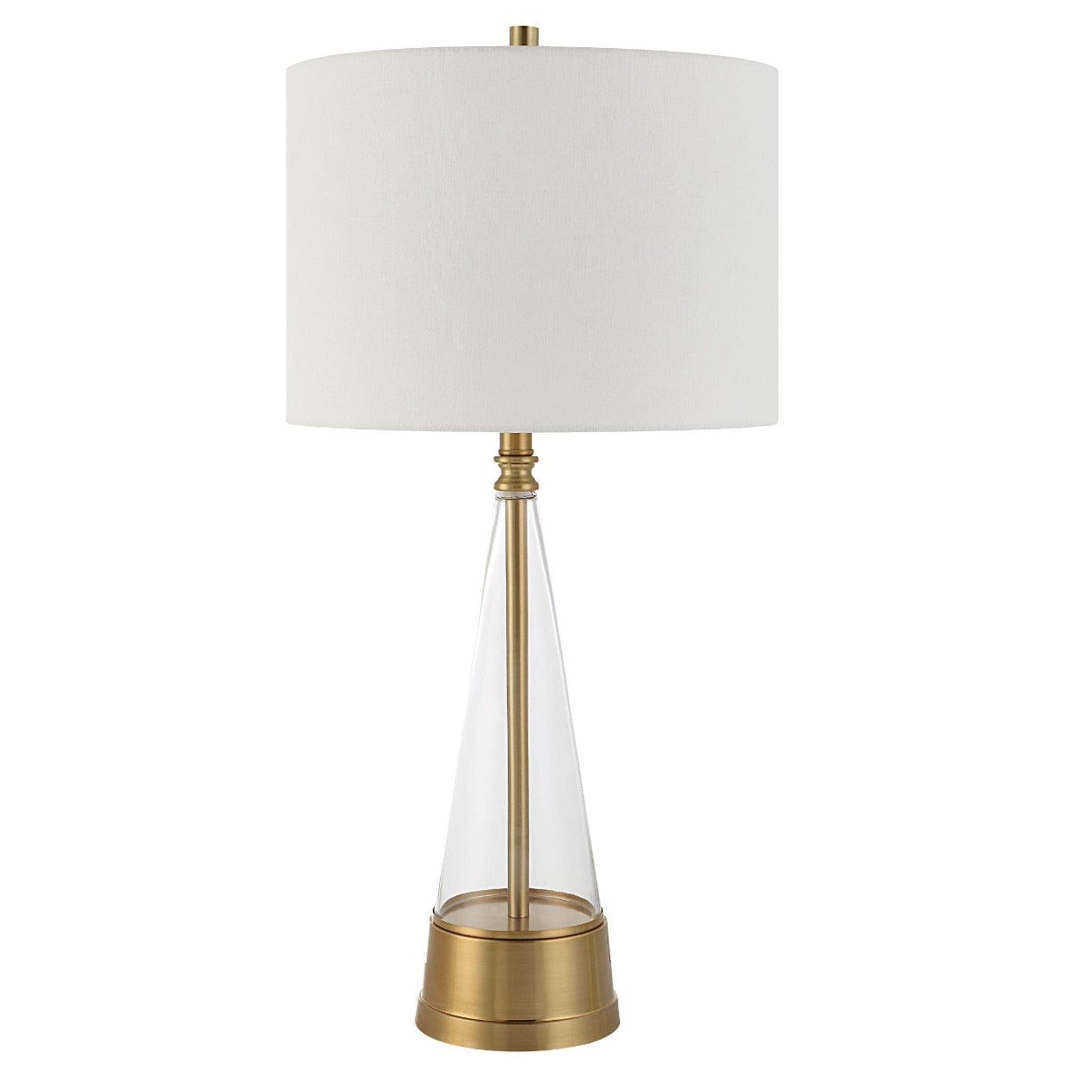 Keiichi Lighting Prism Table Lamp Brass House of Isabella UK