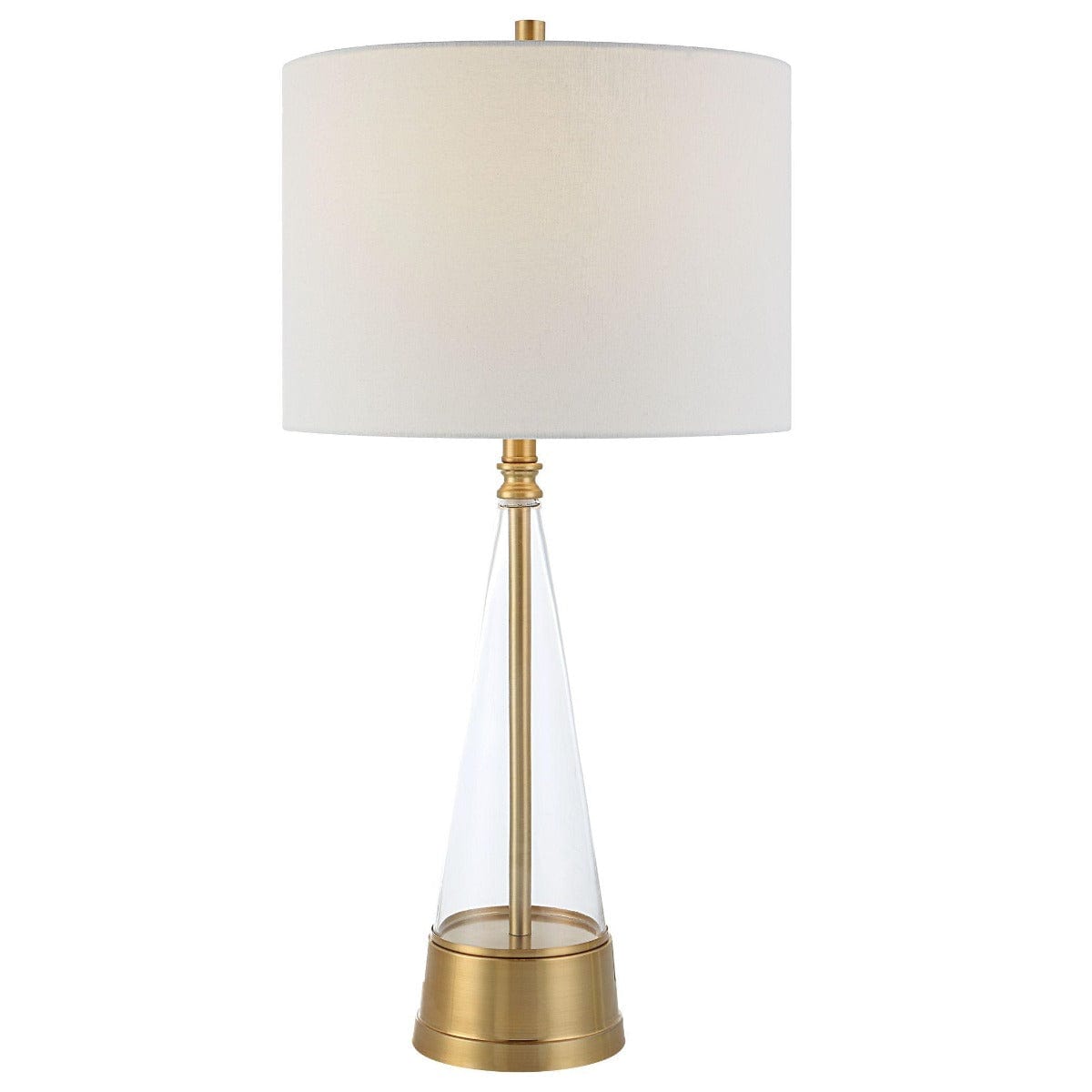Keiichi Lighting Prism Table Lamp Brass House of Isabella UK