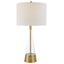Keiichi Lighting Prism Table Lamp Brass House of Isabella UK