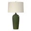 Keiichi Lighting Savannah Table Lamp Emerald Green House of Isabella UK