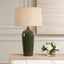 Keiichi Lighting Savannah Table Lamp Emerald Green House of Isabella UK