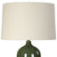 Keiichi Lighting Savannah Table Lamp Emerald Green House of Isabella UK