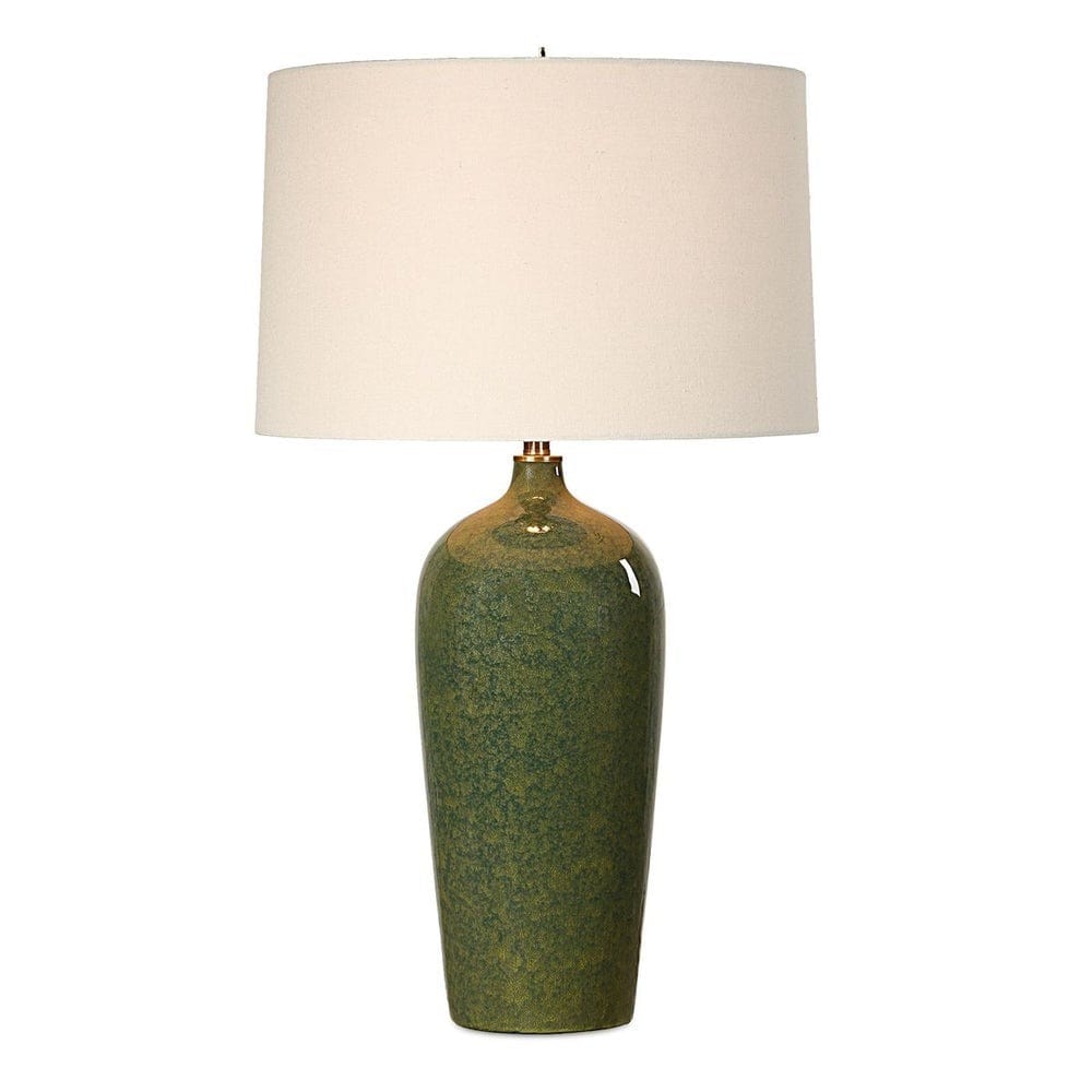 Keiichi Lighting Savannah Table Lamp Emerald Green House of Isabella UK