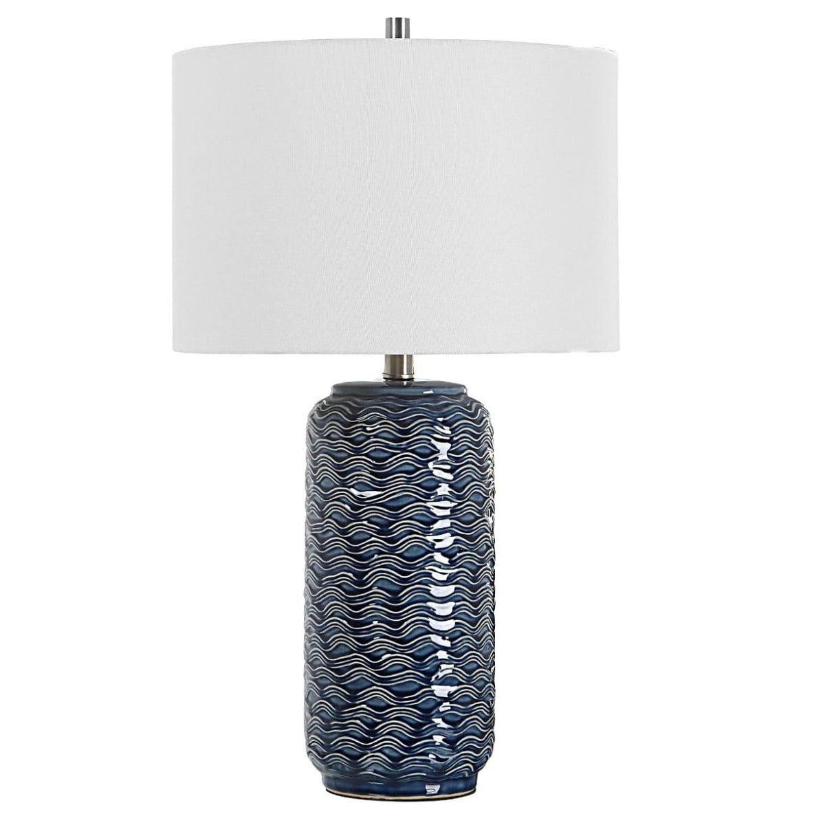 Keiichi Lighting Seaview Table Lamp Blue House of Isabella UK