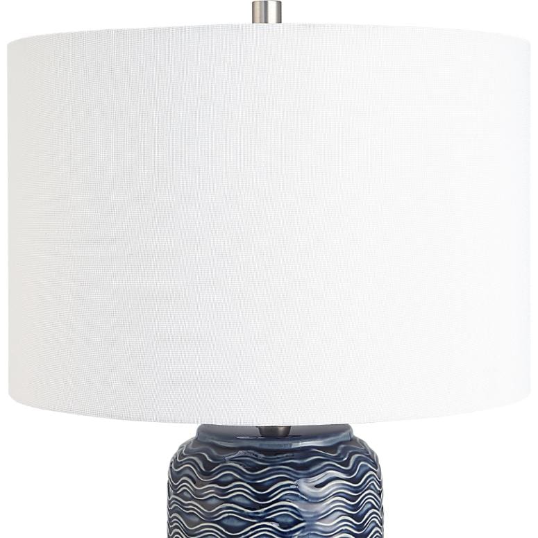 Keiichi Lighting Seaview Table Lamp Blue House of Isabella UK