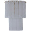 Keiichi Lighting Twisted Frosted Glass Wall Light House of Isabella UK