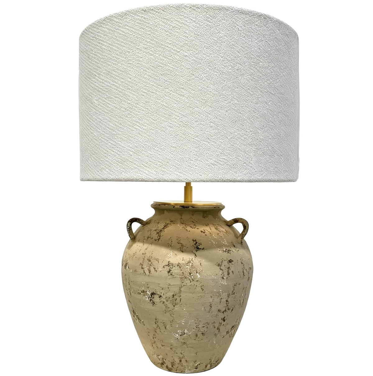 Keiichi Lighting Wabi-Sabi Rustic Retro Handmade Pottery Table Lamp House of Isabella UK