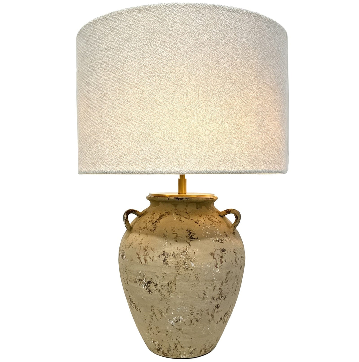 Keiichi Lighting Wabi-Sabi Rustic Retro Handmade Pottery Table Lamp House of Isabella UK