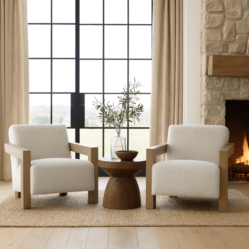 Keiichi Living Abbey Accent Chair House of Isabella UK
