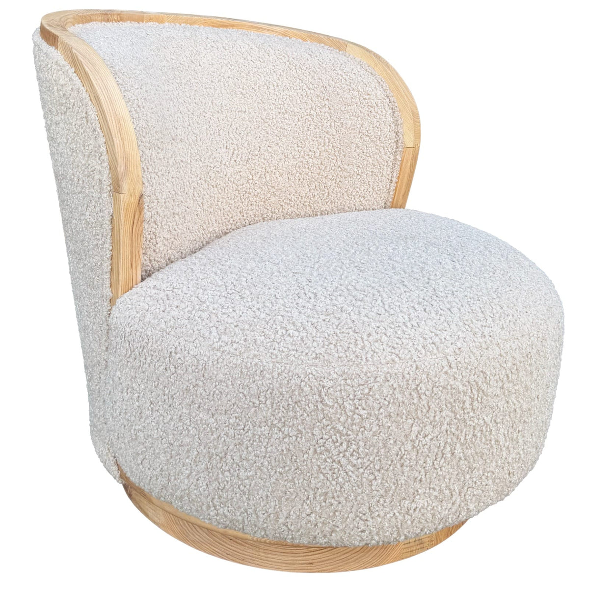 Keiichi Living Abingdon Swivel Armchair House of Isabella UK