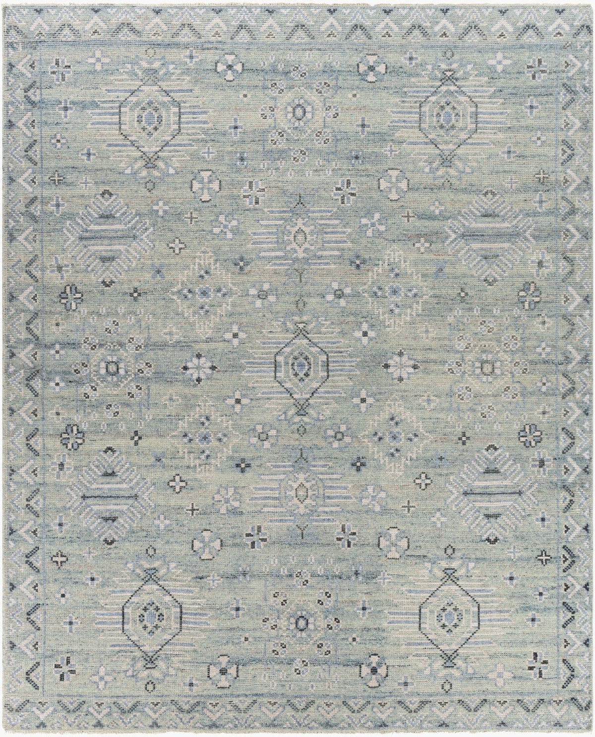 Keiichi Living Almeria Hand Knotted Rug 274 x 183 cm House of Isabella UK