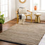 Keiichi Living Azalea Hand Woven Dark Beige Rug 305 x 244 cm House of Isabella UK