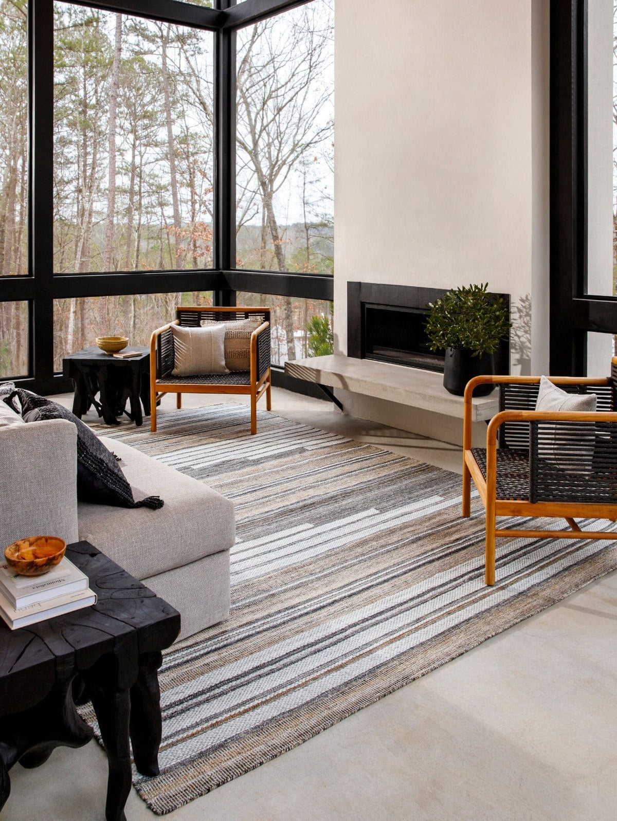 Keiichi Living Azalea Hand Woven Rug 229 x 152 cm House of Isabella UK