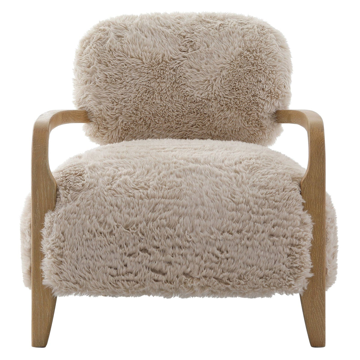 Keiichi Living Baaab Accent Chair in Faux Sheepskin House of Isabella UK