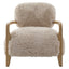 Keiichi Living Baaab Accent Chair in Faux Sheepskin House of Isabella UK