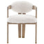 Keiichi Living Baaarb Dining Chair in Faux Sheepskin House of Isabella UK