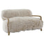 Keiichi Living Baaarb Sofa in Natural Long Sheepskin House of Isabella UK