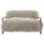 Keiichi Living Baaarb Sofa in Natural Long Sheepskin House of Isabella UK