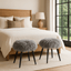 Keiichi Living Baaarb Stool in Grey House of Isabella UK