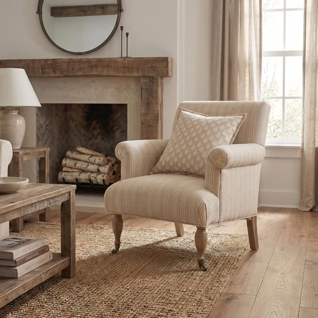 Keiichi Living Badsey Accent Chair House of Isabella UK