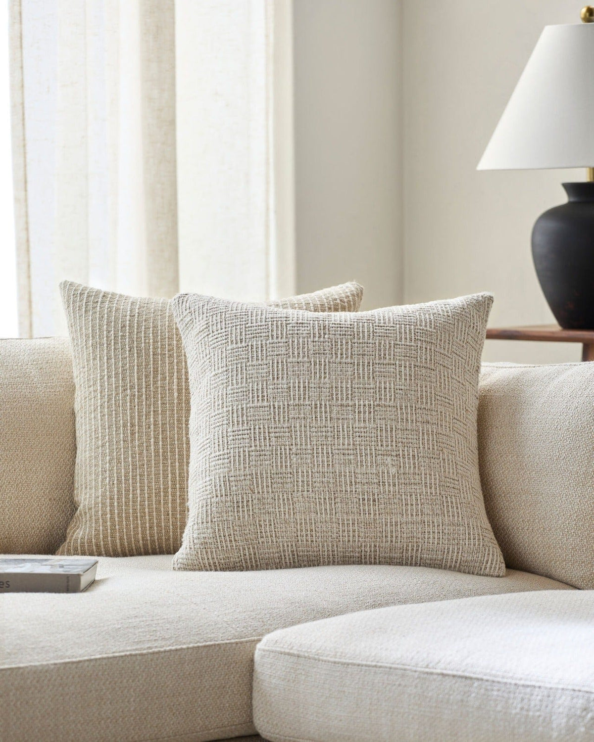 Keiichi Living Bentonville Woven Cushion - 51 x 51 cm House of Isabella UK