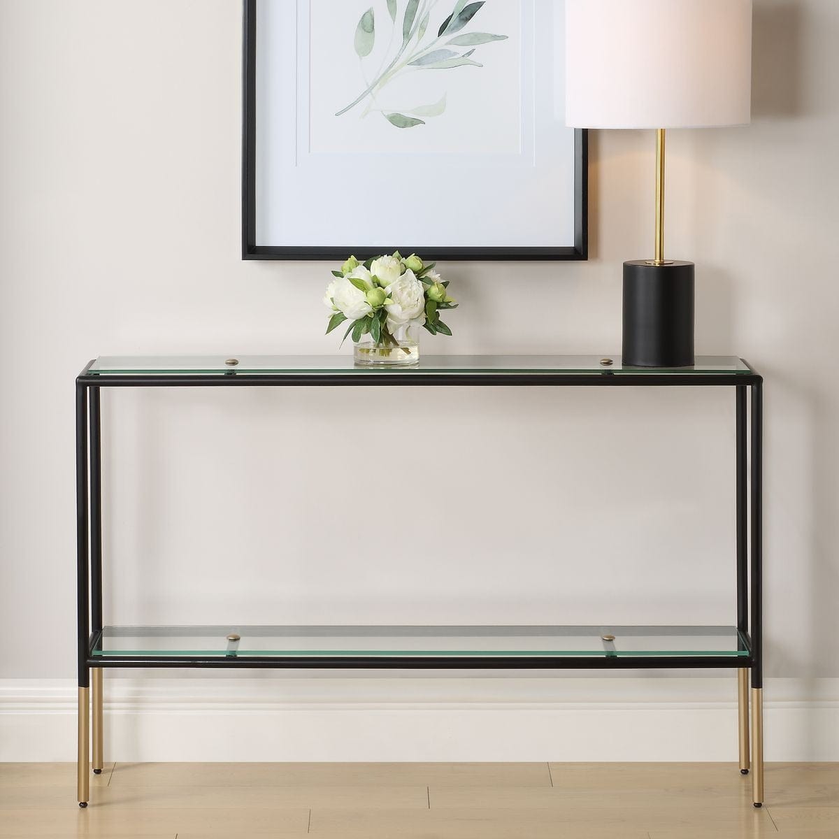 Keiichi Living Button Console Table House of Isabella UK