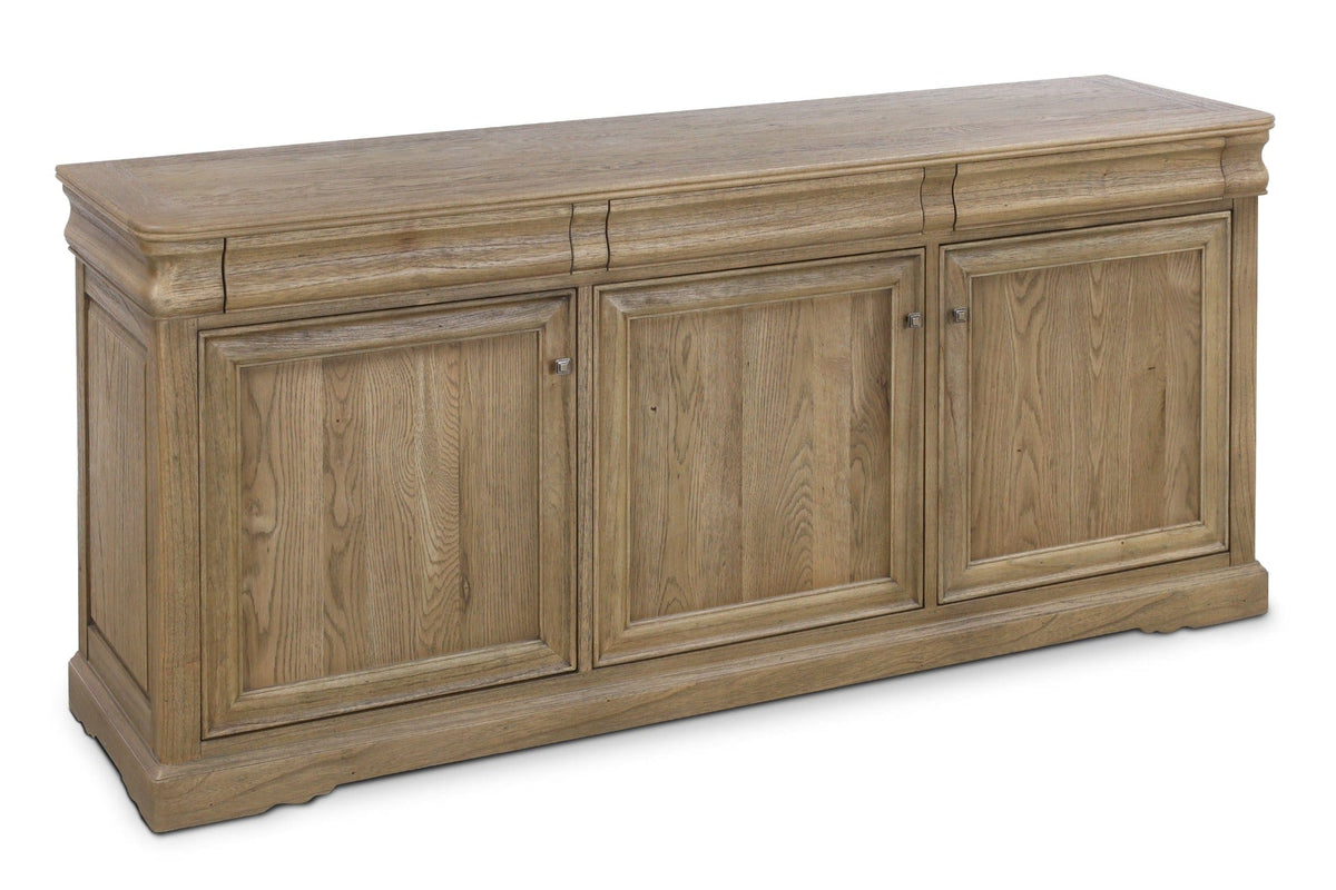 Keiichi Living Campden Oak Sideboard with 3 Drawers House of Isabella UK
