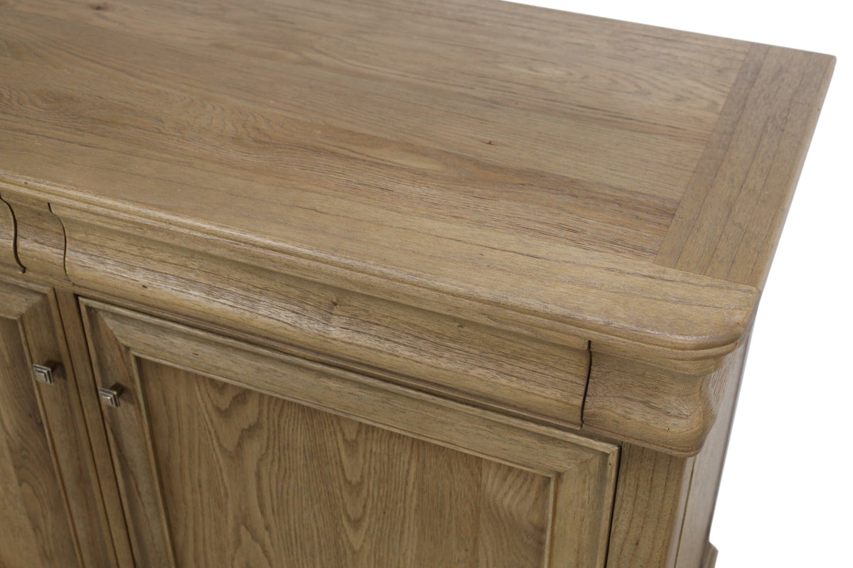 Keiichi Living Campden Oak Sideboard with 3 Drawers House of Isabella UK