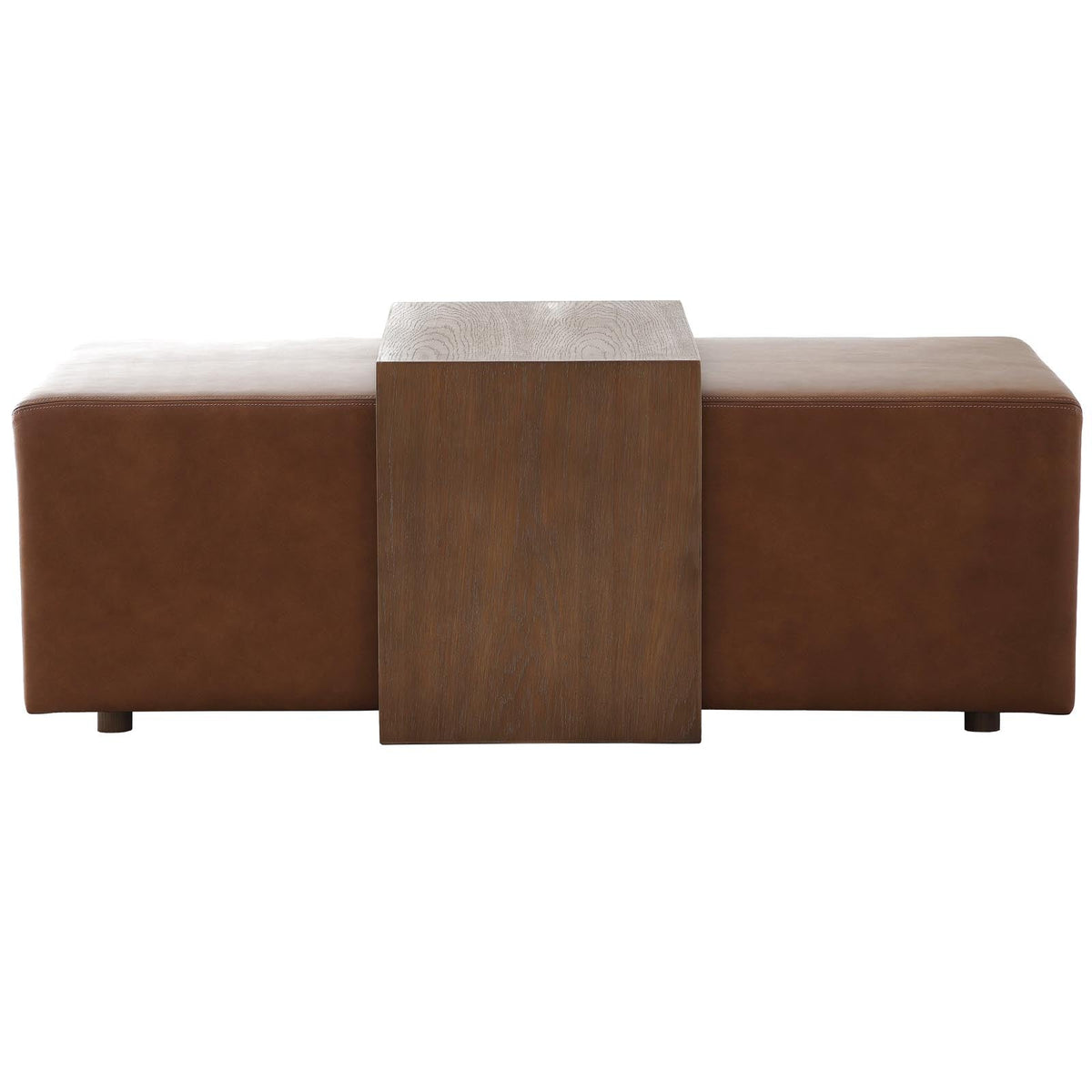 Keiichi Living Campden Ottoman in Leather House of Isabella UK
