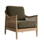 Keiichi Living Chadlington Accent Chair in Bottle Green House of Isabella UK