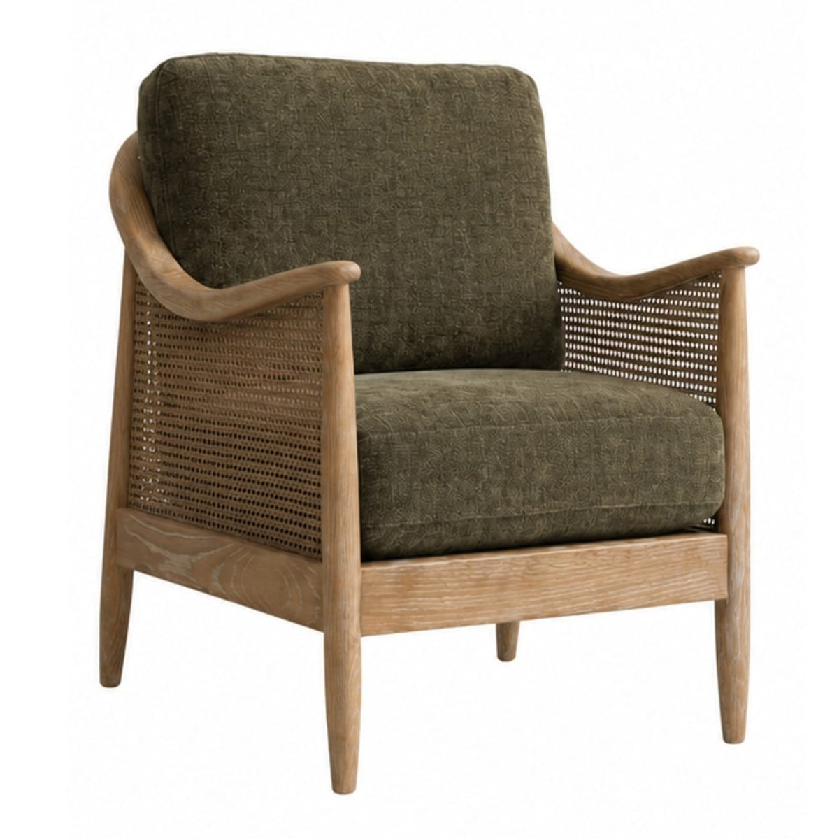 Keiichi Living Chadlington Accent Chair in Bottle Green House of Isabella UK