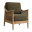 Keiichi Living Chadlington Accent Chair in Bottle Green House of Isabella UK