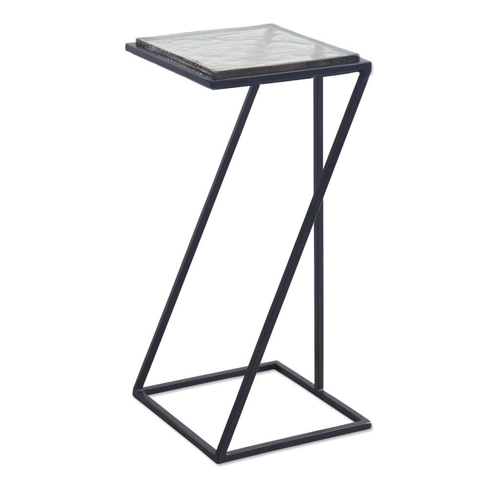 Keiichi Living Chamber Square Side Table in Black House of Isabella UK