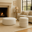 Keiichi Living Cloud Stool in Off-White House of Isabella UK