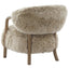 Keiichi Living Cotswold Lion Accent Chair in Real Sheepskin House of Isabella UK
