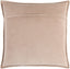 Keiichi Living Cotton Velvet Cushion in Dusky Rose - 51 x 51 cm House of Isabella UK