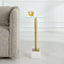Keiichi Living Crisp Drinks Table Marble & Brass House of Isabella UK