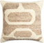 Keiichi Living Deccan Traps Woven Cushion in Beige - 51 x 51 cm House of Isabella UK