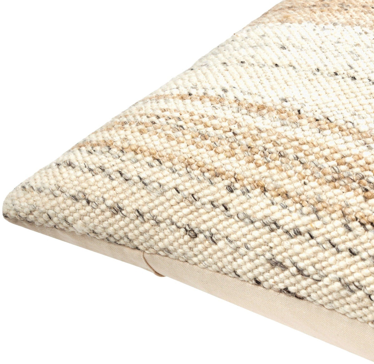 Keiichi Living Deccan Traps Woven Cushion in Light Beige - 51 x 51 cm House of Isabella UK